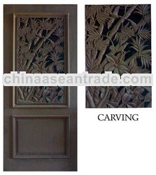 Solid Carved Wooden Door