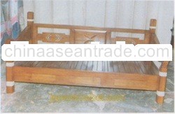 wooden sofa