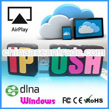 iPush dlna hdmi dongle for TV streaming media file from Phone to TV WiFi Audio Video transmitter