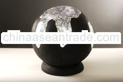 AC 00840.005 "Root" Ball sea erosi resin teak dia.40cm Black Oil