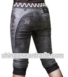Wave Belt Charcoal Capris