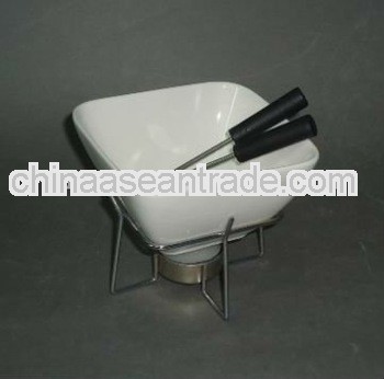 ice-cream chocolate fondue set,Ceramic chocolate fondue set