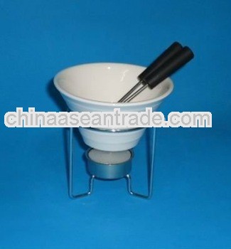 ice-cream chocolate fondue set for 2 person