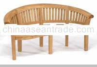Teak Garden Half Moon Teak Chair