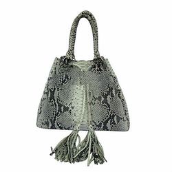 Python Skin Shoulder Bag