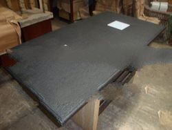 Black Granite Stone Tabletop - Profiled Edge