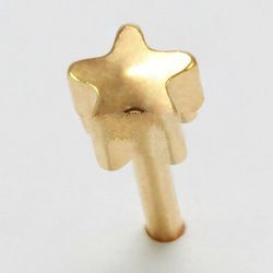 Gold Plated Star Shape Earrings & Ear Piercing Studs