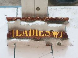 FEMALE TOILET SIGNAGE