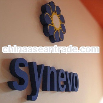 illuminated led stainless steel signage