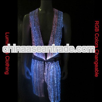 illuminated man's pants/led pant/ different color light pants