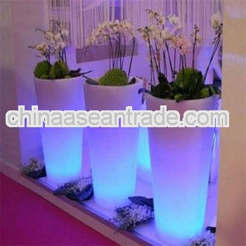 illuminated planter/led flower pot/mini plant