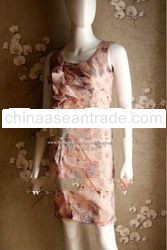 chiffon silk dress