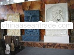 Stone casting water fountain spirit