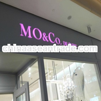 individual lighted acrylic led Letters