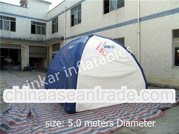 inflatable airtight tent
