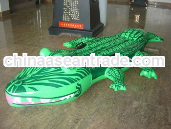 inflatable crocodiles float