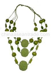 Wooden Beaded Necklace