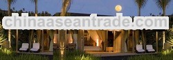 recycled teak wood house