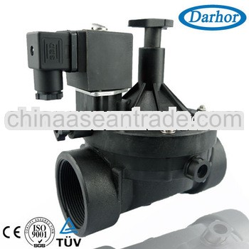 irrigation application manual override solenoid valve