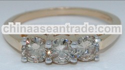 Genuine Diamond Anniversary Ring