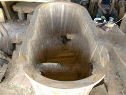 Wooden Bathtub