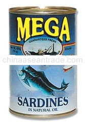 MEGA Sardines in Natural Oil