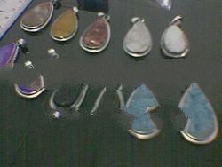 Gruzzy From Natural Cave Crystal pendants