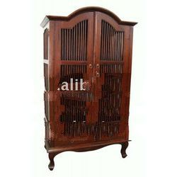 TV cabinet with pie safe door