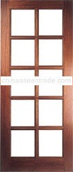 Ten Lites wooden door