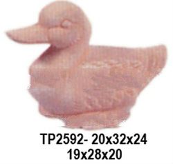 Terracotta animal planter