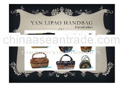 A Thai Authentic Yan Lipao Handbag 11, Thai product, Made in Thailand, Handmade Handicraft Productio