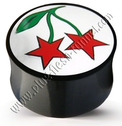 As Cherries set on Stars together in one beautiful Ear Plug