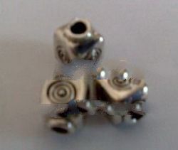 BSFMN17 - Sterling Silver Square Hollow Spacer