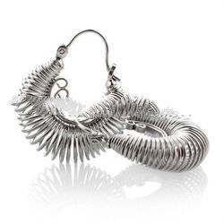 Silver Spinning Earrings
