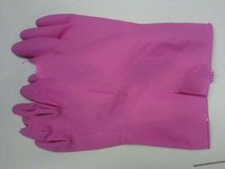 Rubber Flocklined Gloves