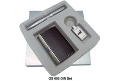 Christmas_New Year Business Gift Set_Metal Pen_Keychain & Name Card Holder