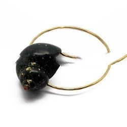 brass sea shell bangle