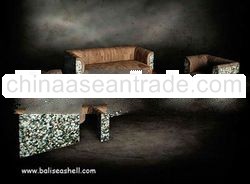 mother of pearl black furniture mosaic inlay art