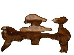 TEAK ROOT BENCH FURNITURE TRBN42