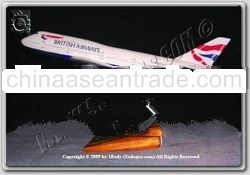 B747-400 (British)1 miniature aircraft
