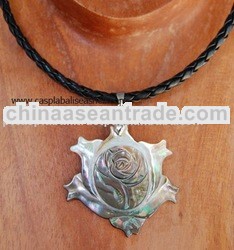 necklace shell carving shell from bali