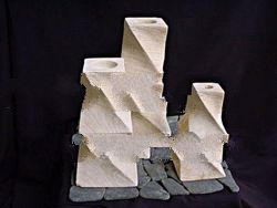 STONE CANDLE HOLDER