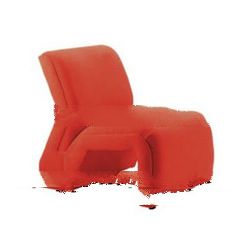 Gozzo GOGST-0115 Leather Upholstered One Seat Visitor Sofa