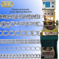 9K White Gold Automatic chain making machine with Plasma