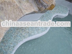 Flores Green Pebble Mesh Tiles