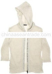 haden solid zip hoodie sweater