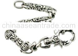 Silver bracelet gothic style from 925 sterling silver