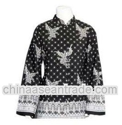 Batik Blouse Elegant Black Extra Large