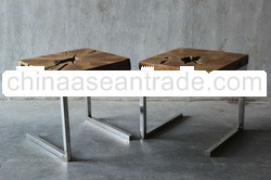 Teak Root Side Table