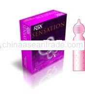 RBX - Sensation - 3-In-1 Countoured Male Latex Condom